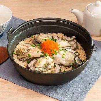 Pot nasi tiram Telur kepiting Jepang
