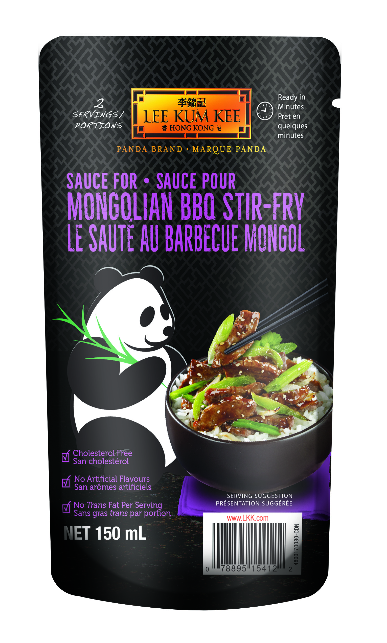 Panda Brand Sauce for Mongolian Beef SF_Slim_150mL