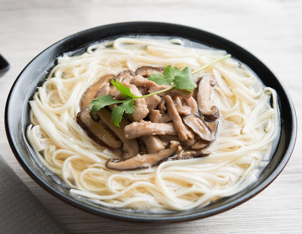 Recipe Mushroom and Pork Noodle Soup