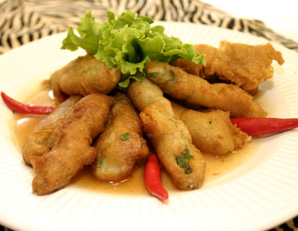 Recipe Beer Battered Asparagus with Plum Sauce