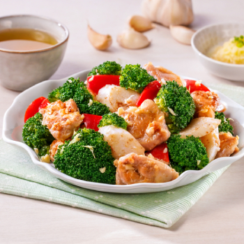 /HK site - homecook/HK Recipes_600_Stir Fry Chicken with Broccoli and Chinese Yam