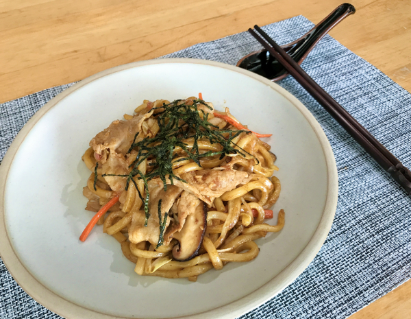 HK Recipes_600_Japanese Style Stir Fry Udon with Pork
