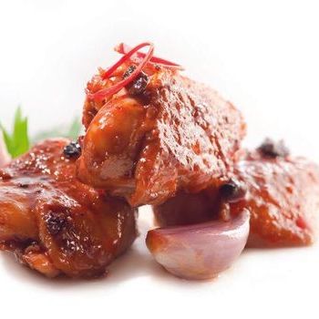Stir-Fried Chicken with Spicy Black Bean Sauce