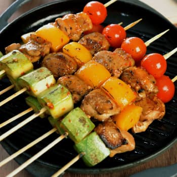 HK_recipe_350_Chicken Kebab with Honey and chilli Garlic Sauce