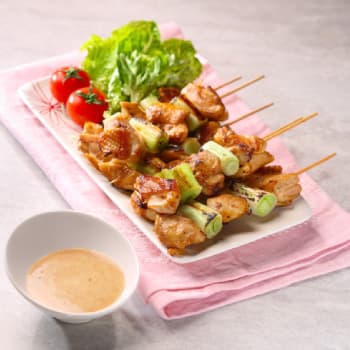 HK_recipe_350_Chicken Meat And Leek Yakitori