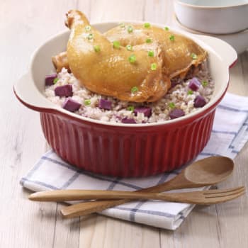HK_recipe_350_飯煲焗雞髀紫薯飯