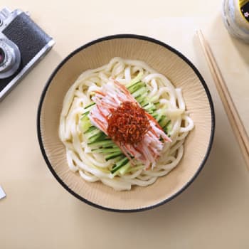 HK_recipe_350_Mix Udon with Crab Stick and Cucumber in XO Sauce