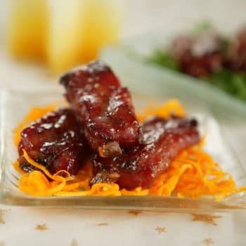 HK_recipe_350_Roasted Spare Ribs with Orange in Hoisin Sauce