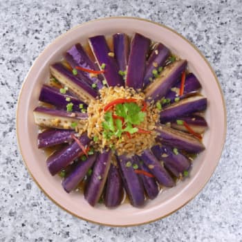 HK_recipe_350_Steamed Eggplant with Garlic