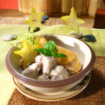 HK_recipe_350_Stewed Chicken and Taro in Casserole