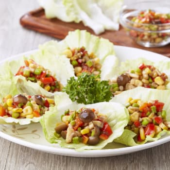 HK_recipe_350_Vegetable Lettuce Wraps