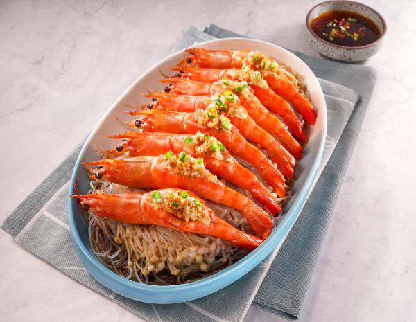 HK Recipes_600_Steamed Garlic Shrimps with Vermicelli