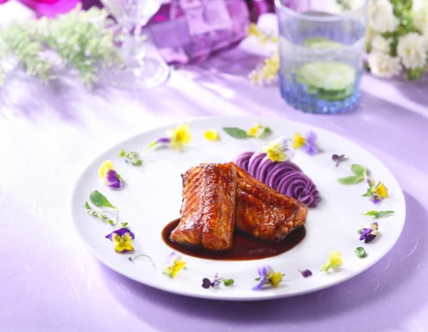 HK_recipe_600_Red Braised Eel with Mashed Purple Sweet Potatoes