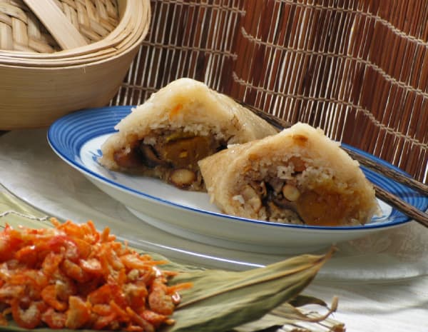 HK_recipe_600_Rice Dumpling with Braised Mushroom and Pork