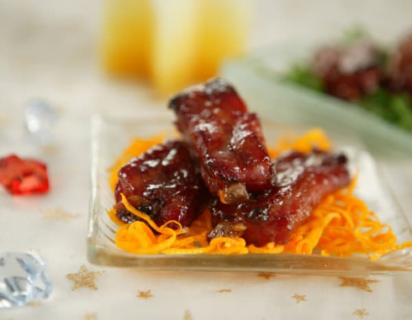 Roasted Spare Ribs with Orange in Hoisin Sauce