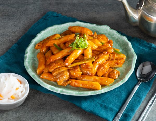 HK_recipe_600_Stir-fried Kimchi with pork and rice cakes