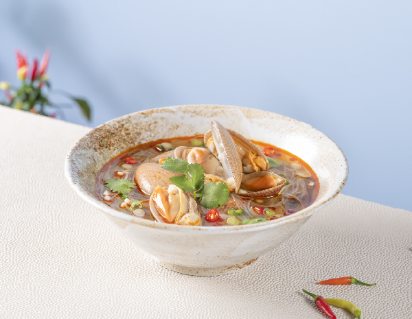 Clams in Soy Sauce and Sichuan Pepper Oil Broth