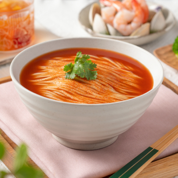 Noodles in Spicy Tomato Soup