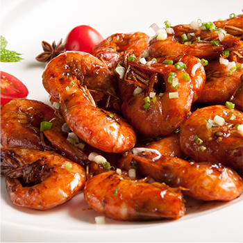 Pan Fried Prawns with Soy Sauce