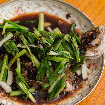 Steamed Fish with Chilli Bean Sauce
