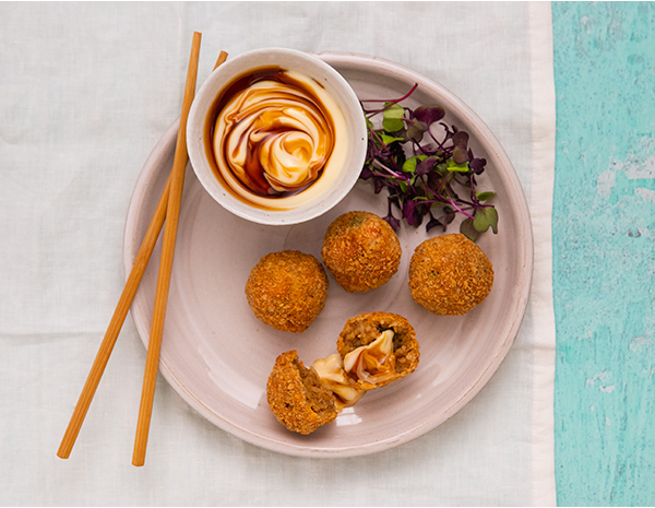 Leftover Fried Rice Balls With Oyster Dipping Sauce-web