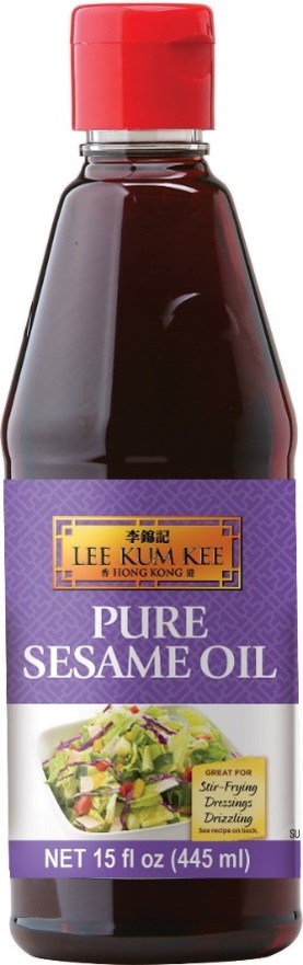 Pure Sesame Oil, 15 fl oz (445 ml), Bottle