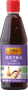 Pure Sesame Oil, 15 fl oz (445 ml), Bottle