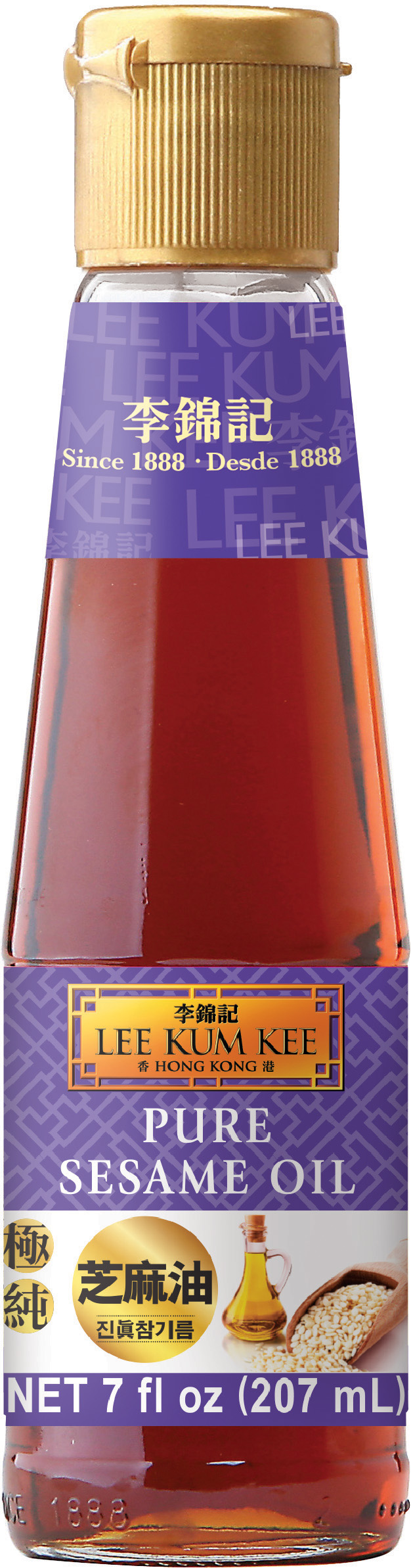 Pure Sesame Oil 7 fl oz (207 ml), Bottle