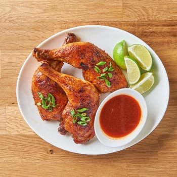 Air Fryer Sriracha and Honey Chicken Legs
