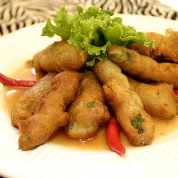 Recipe Beer Battered Asparagus with Plum Sauce