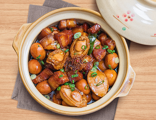 Recipe Braised Abalone and Pork Belly