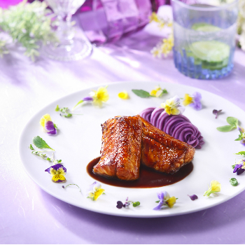 Recipe Brown Braised Eel with Mashed Purple Sweet Potatoes