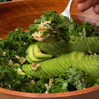 Recipe Brown Rice and Kale Salad S