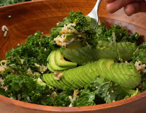 Recipe Brown Rice and Kale Salad
