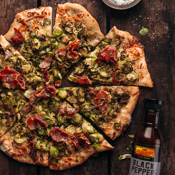 Recipe Brussels Sprouts and Prosciutto Pizza S