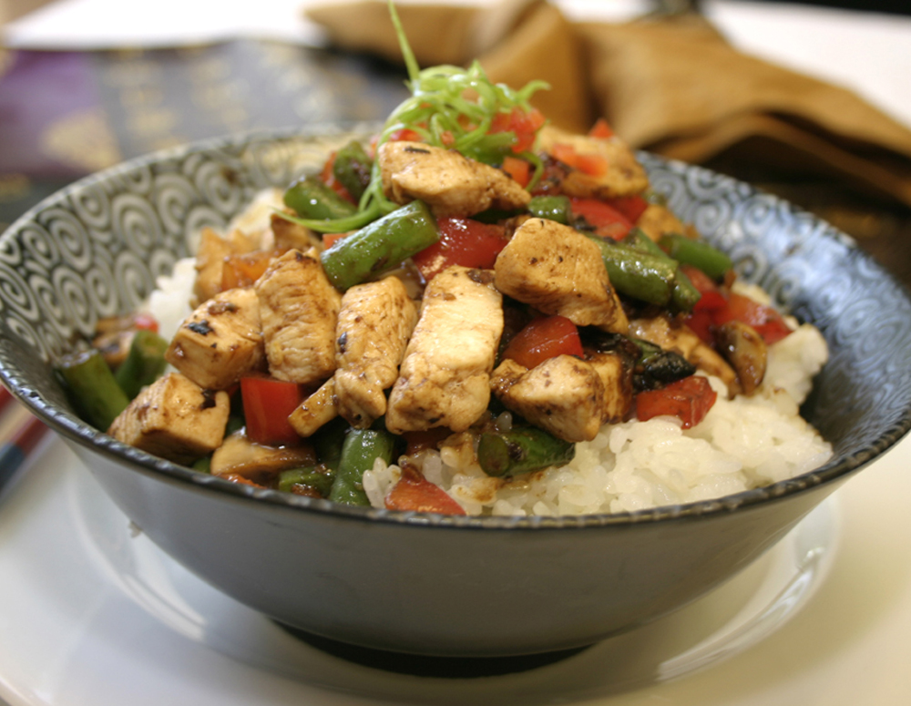 Recipe Chicken and Vegetable Rice Bowl