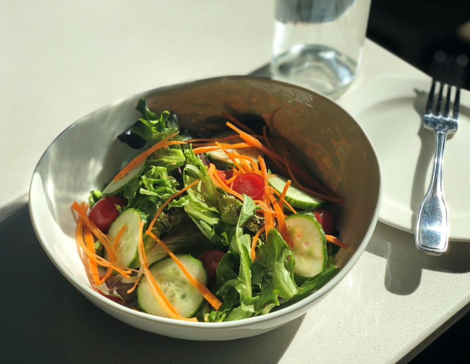 Recipe Garden Green Salad with Oyster Sesame Vinaigrette