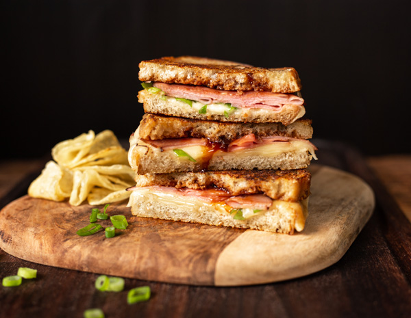 Recipe Hoisin Ham and Cheese Sandwich