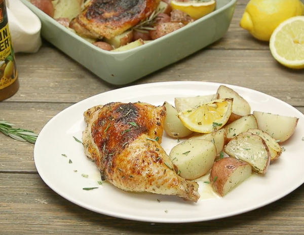 One Pan Lemon Pepper Chicken and Potatoes