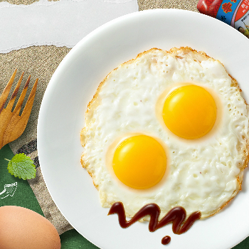 Recipe Pan-Fried Eggs with Oyster Sauce