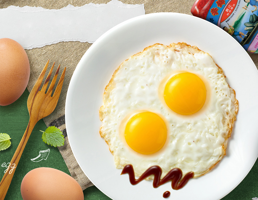 Recipe Pan-Fried Eggs with Oyster Sauce
