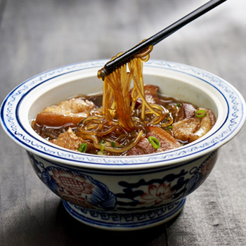 Recipe Pork Belly Stewed Mung Bean Noodles