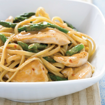 Recipe Sesame Noodles with Chicken and Asparagus S