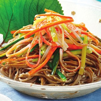 Recipe Soba Noodles with Imitation Crab Meat S