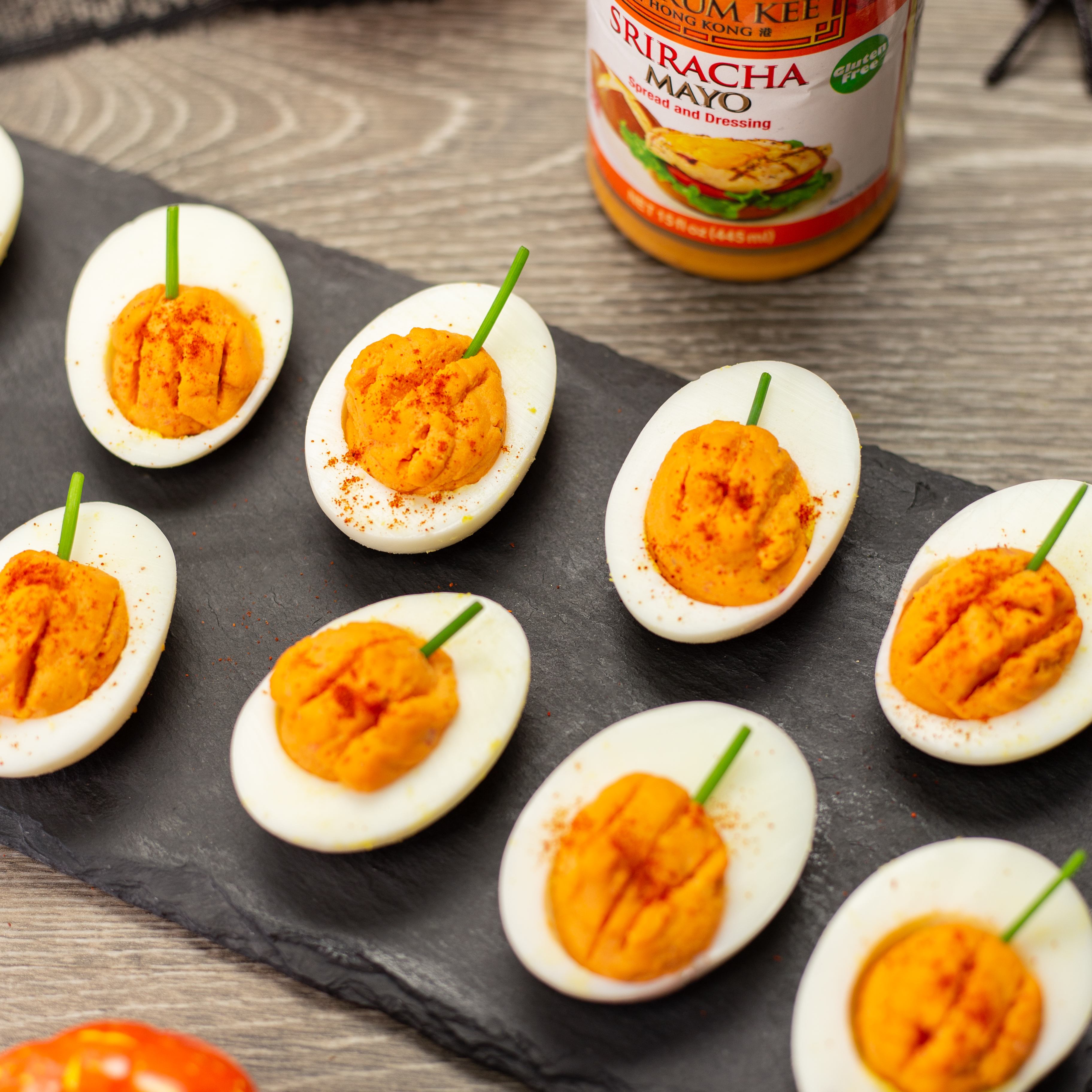 Recipe Sriracha Mayo Deviled Eggs S
