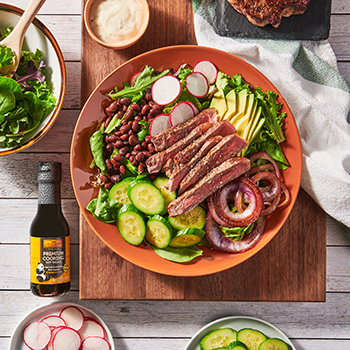 Recipe Steak Salad with Parmesan Peppercorn Ranch Dressing S