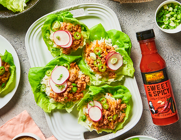 Recipe Sweet and Spicy Lettuce Wraps