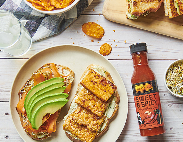 Recipe Sweet and Spicy Tempeh Sandwich