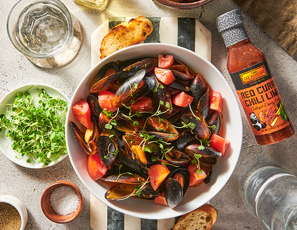 Recipe Thai Mussel Curry with Tomatoes and Lemongrass