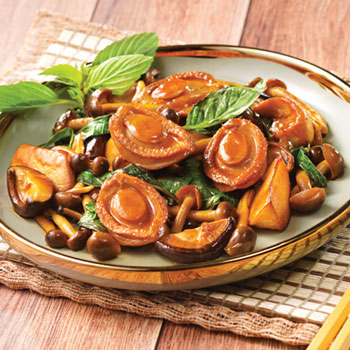 Recipe Three-cup Mushrooms with Abalone S